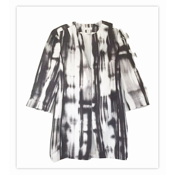 Chico's Jackets & Blazers - CHICO’S Career Blazer Black White Color Pattern